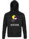 Unisex Bio-Kapuzenpulli "Bartman Bart Simpson ist Batman" Schwarz