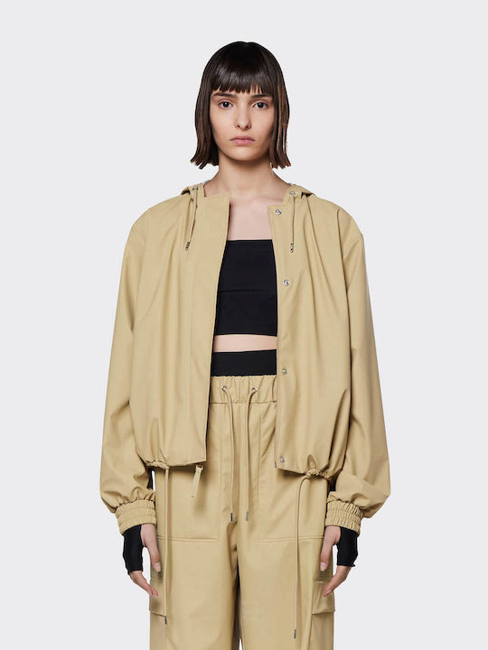 Women's Waterproof Jacket Rains String W Beige 5711747534592