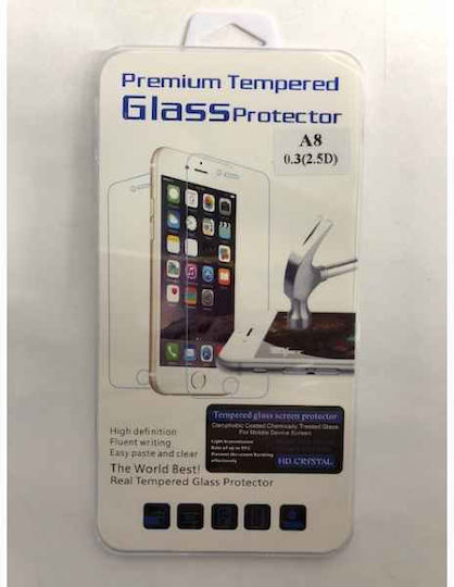 Display Glass 9h Samsung Galaxy A8 0.33mm/2.5d Folii Protectie Telefoane Retail