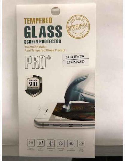 Displayschutzfolie 9h Glass Pro+ Huawei P8 0 3mm/2.5d Einzelhandel