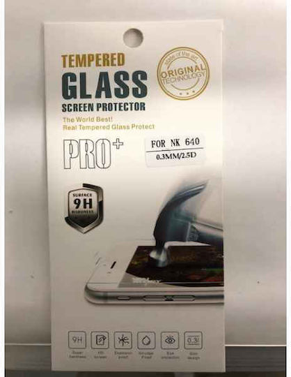 Display Glass 9h Glass Pro+ Lumia 640 0.3mm/2.5d Retail