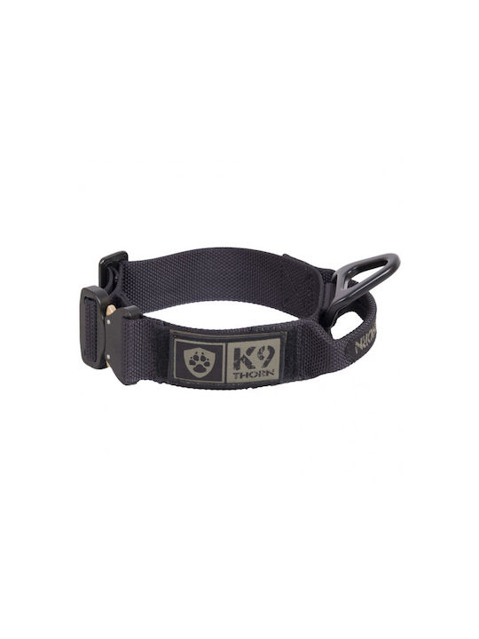 K9 Thorn Ошийник За Куче Bravo 45мм Метална Дръжка Закопчалка Cobra Черен Medium 35-45см