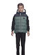 Kids' Casual Jacket Sleeveless with Hood Green