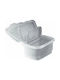 Ramaccioti Plast Mittagsboxen Kunststoff Rechteckig Tief Set 3 Stück 011807