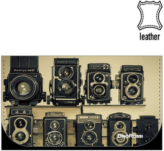 Dino Rossi Ръчно Изработена Кожена Тютюнева Кутия Дизайн Vintage Cameras By Anna’s Made In Greece