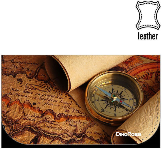 Dino Rossi Χειροποίητη Δερμάτινη Καπνοθήκη Σχέδιο Vintage Maps By Anna’s Made In Greece