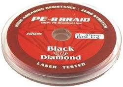 Νήμα Οκτάκλωνο 100% Pe 0.40mm 200m Κόκκινο Black Diamond