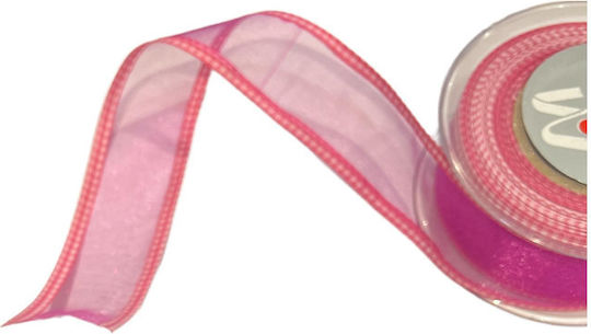 Markas Organza Ribbon 38mmx9m Fuchsia 48364