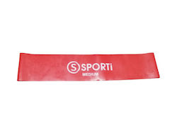 Sportifrance Λάστιχο Ενδυνάμωσης Mini Band Red Medium