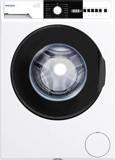 Robin Washing Machine 7kg with Steam Technology 1200 Rounds RT-1076