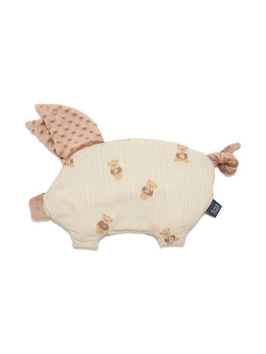 Baby Pillow Sleepy Pig Baby Bear Mocca La Millou