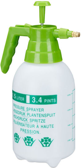 Relaxdays Pulverizator cu presiune cu Capacitate 1.5lt în culoarea Transparent