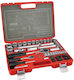 Extol Set de chei tubulare și clichet 1\4" & 1\2" & 3\8" 75buc