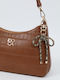 Schlüsselanhänger Bag Charm Gold Animal Print 81872