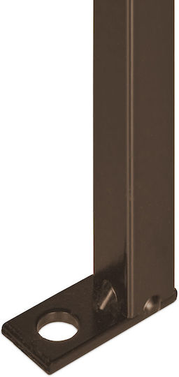 Arc Metalic De Grădină Pentru Flori Cățăritoare Bronz Dimensiuni 224 X 110 X 41 Cm Relaxdays