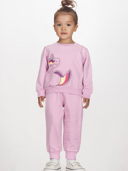 Kinder-Set mit Hose Winter 2Stück Lilac
