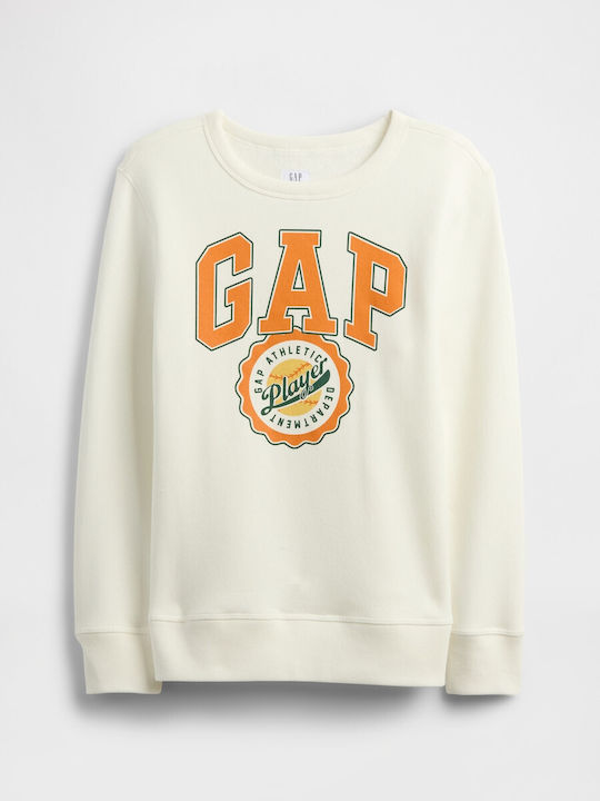 GAP Детски Суичър Off White