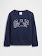 Fleece Kids Sweatshirt Blue