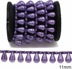 Perle Kunststoff Maß Dämmerung 11mm 233100272 Violett 1 Meter Perle Kunststoff Maß Dämmerung 11mm 233100272 Violett 1 Meter