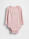GAP Babystrampler Langärmliges Rosa