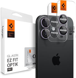 Spigen Optik Pro EZ Fit Протектор за камера Закалено стъкло за iPhone 16 / 16 Plus / 17