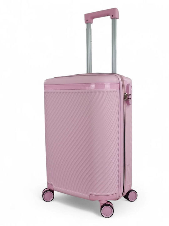 Forecast Cabin Hard Pink Suitcase With 4 Wheels Height 52cm