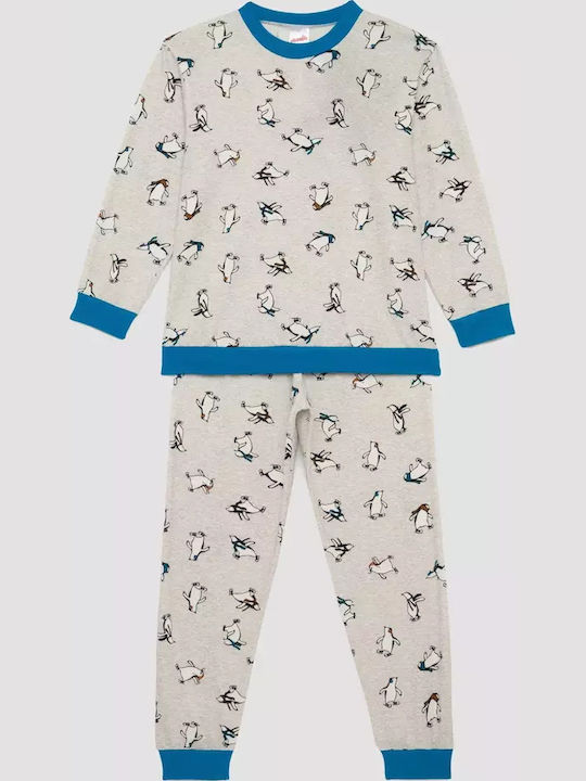 Minerva Kinder Schlafanzug Gray