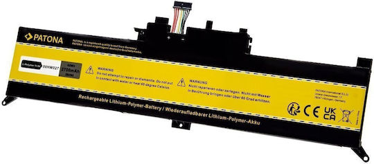 Patona Compatible Battery for Lenovo Yoga LENOVO Yoga X260, X370, X380 with 2700mAh