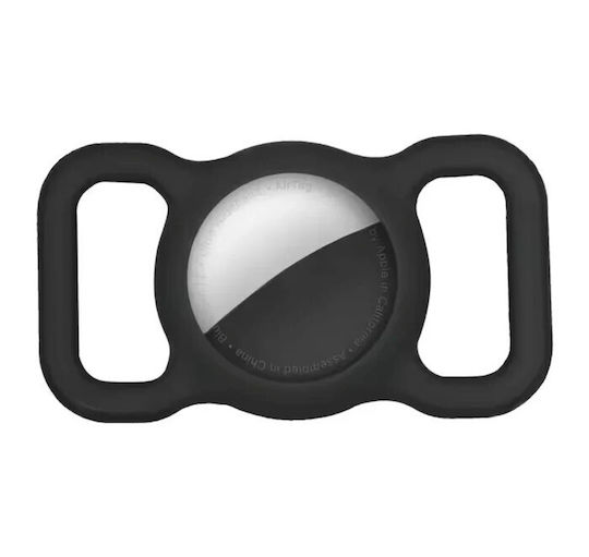 Hyperloq Neopro Θήκη Κολάρου Κατοικιδίων Σιλικόνης για Hyperloq MiniTag Dual σε Μαύρο χρώμα