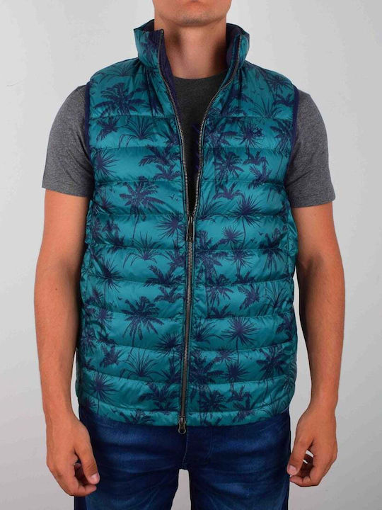 La Martina Μπουφαν Αμανικο Μπλε All Over Print Floral Regular Fit 3lmrmo001-pa367.f3150