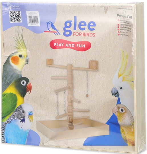 Glee Σταντ Πτηνών Wooden Playground 41x41x55cm 91278