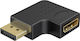 Goobay Конвертор DisplayPort мъжки към DisplayPort женски Черен 1бр 77132