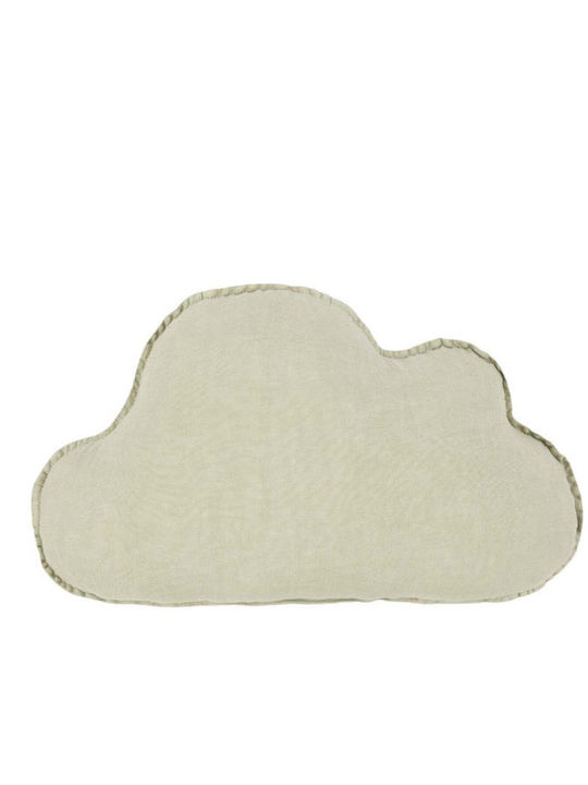 Kinder Wurfkissen Wolkchen Green Matcha 939159