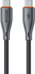 WK USB 2.0 USB-C мъжки - USB-C мъжки 65W 1м (250913)