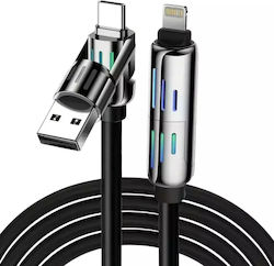Hyperloq Neocable 4-in-1 Cable All 1.2 m Black Hyperloq Neocable 4-in-1 Cable All 1.2 m Black