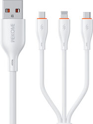 WK USB към Type-C / Lightning Кабел 1.2м 250918 WK USB към Type-C / Lightning Кабел 1.2м 250918