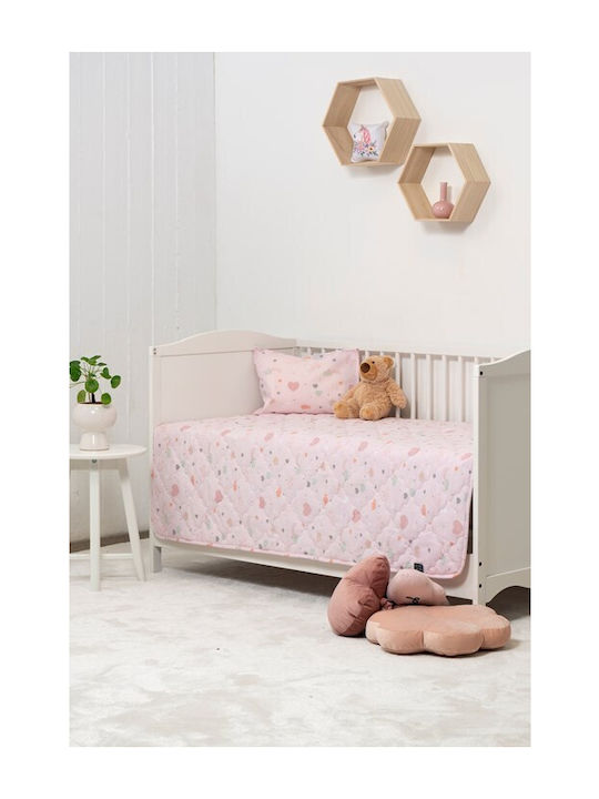 Naf Naf Little Hearts 302 Pink Κουβερλί Κουβερλί Σετ