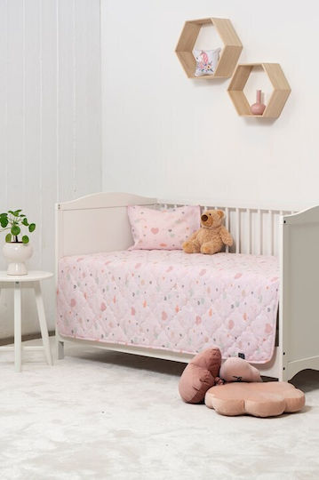 Naf Naf Little Hearts 302 Pink Baby Quilts Set