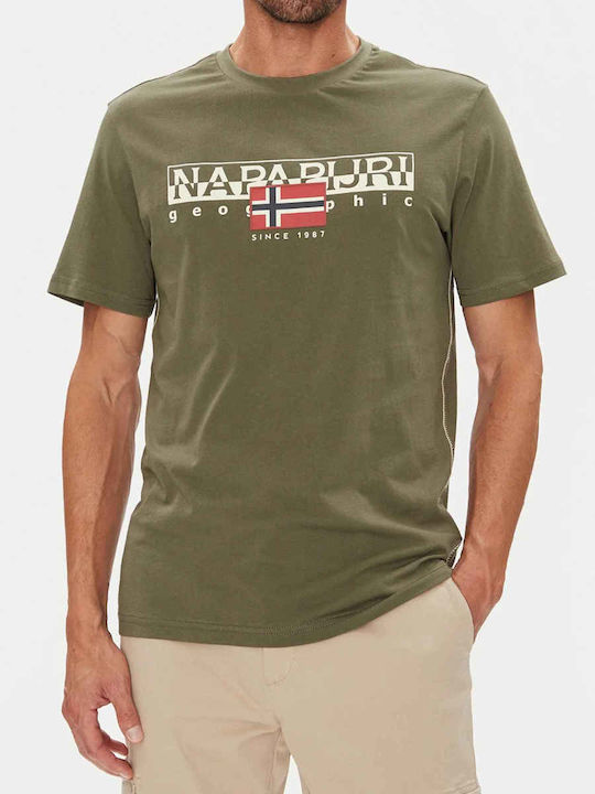 Napapijri T-shirt Λαδί