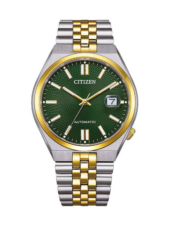 Citizen Tsuyosa Ρολόι Αυτόματο με Μεταλλικό Μπρασελέ Citizen Tsuyosa Ρολόι Αυτόματο με Μεταλλικό Μπρασελέ
