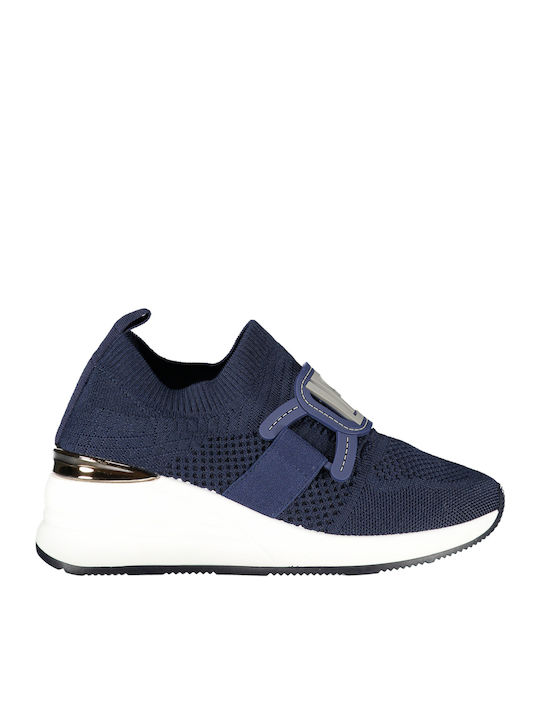 Adidași Flatforms Pentru Femei Albastru