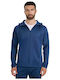 Functional Men's Athletic Hooded Jacket Blue
