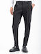 Hose Elastisch in Geradem Schnitt Black
