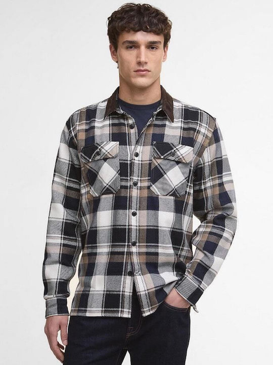 Barbour Grasmoor Памучно Риза Navy