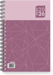 Innostat Diary No4 Purple Spiral 14x21 2026