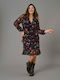 Rochie Midi Drapată Carindigo