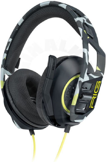 Nacon RIG 300 PRO HS Надушници Геймърски слушалки с връзка 3,5 мм Acid Camo за Nintendo Switch / PC / PS4 / PS5