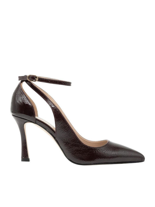 Fardoulis Pantofi cu toc Burgundy