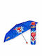 Perletti Kids Curved Handle Umbrella Blue