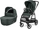 Peg Perego Veloce Brio Modular Ρυθμιζόμενο Καρότσι 2 σε 1 Kατάλληλο για Nεογέννητο Πράσινο 10.7kg